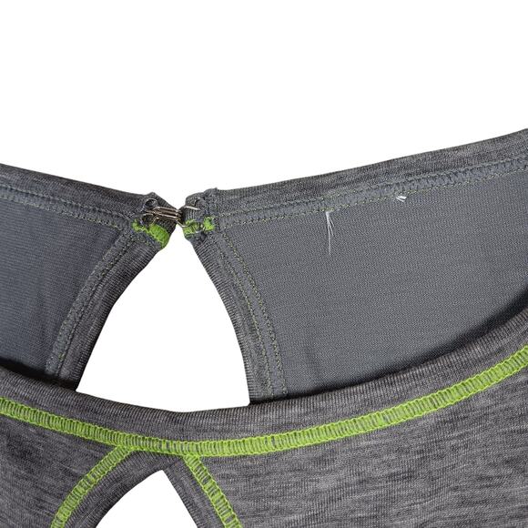 Parade Cutout Comfort Bodysuit Size Large Contrast Stitching On Gray Pull On - Picture 5 of 9